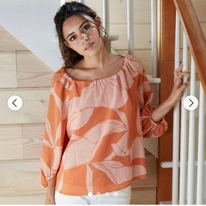 A New Day Coral Blouse